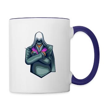 Blade in the Dark - Contrast Coffee Mug - white/cobalt blue - Right