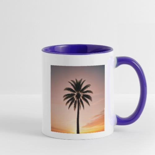palm peace - Contrast Coffee Mug