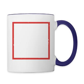 Wtf The Element Of Surprise - Contrast Coffee Mug - white/cobalt blue - Right