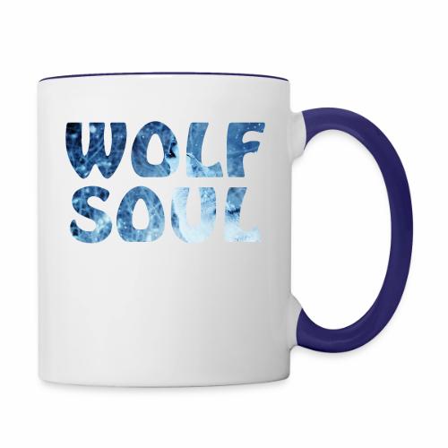 Wolf Soul - Cool Snow Wolf Souls Gift Ideas - Contrast Coffee Mug