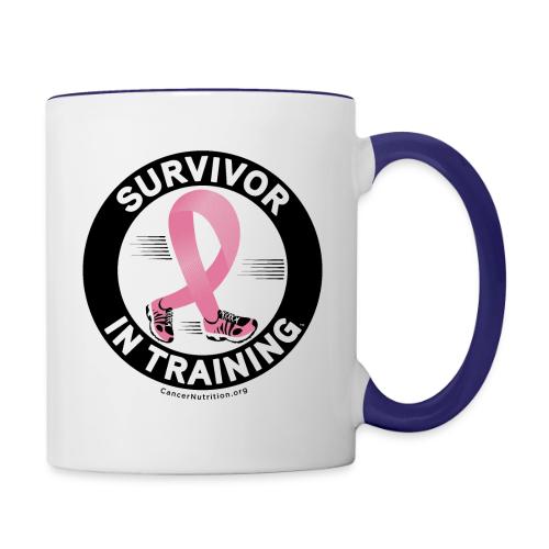 Pink Ribbon Survivor In Training - Contrast Coffee Mug