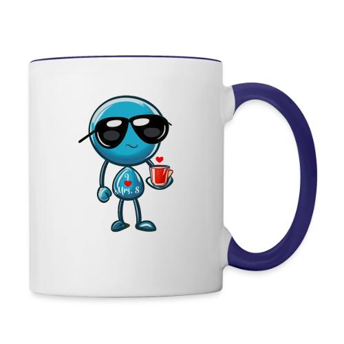 Smoon_I love Mrs S_Blue - Contrast Coffee Mug