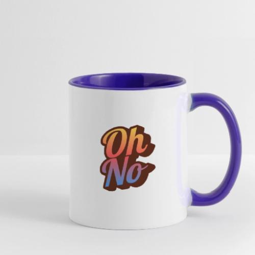 Oh No! - Contrast Coffee Mug