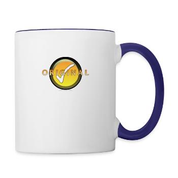 ORIGINAL - Contrast Coffee Mug - white/cobalt blue - Right