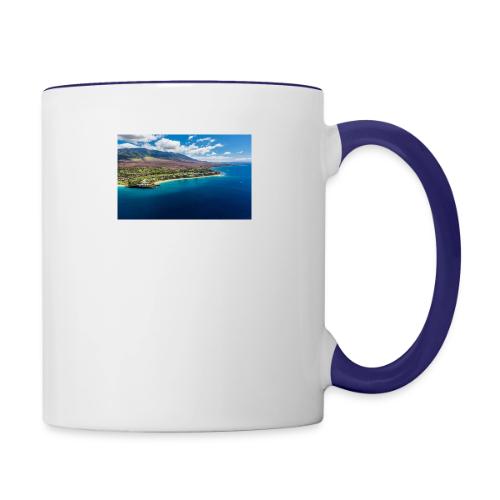 Kaanapali Beach Aerial Maui 0 - Contrast Coffee Mug