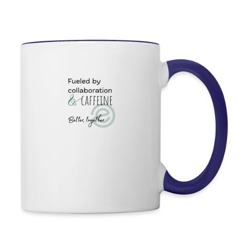 Fueled by Caffeine Light - Contrast Coffee Mug
