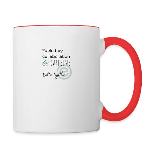 Fueled by Caffeine Light - Contrast Coffee Mug