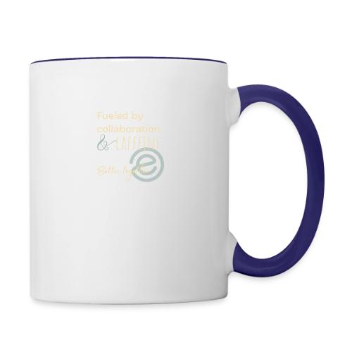Fueled by Caffeine dark - Contrast Coffee Mug
