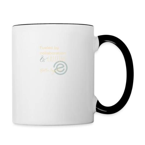 Fueled by Caffeine dark - Contrast Coffee Mug