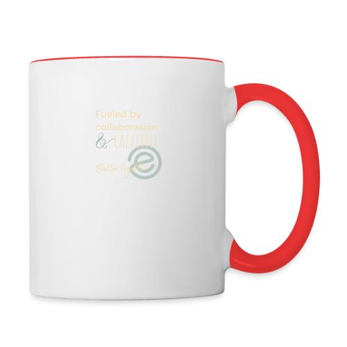 Fueled by Caffeine dark - Contrast Coffee Mug