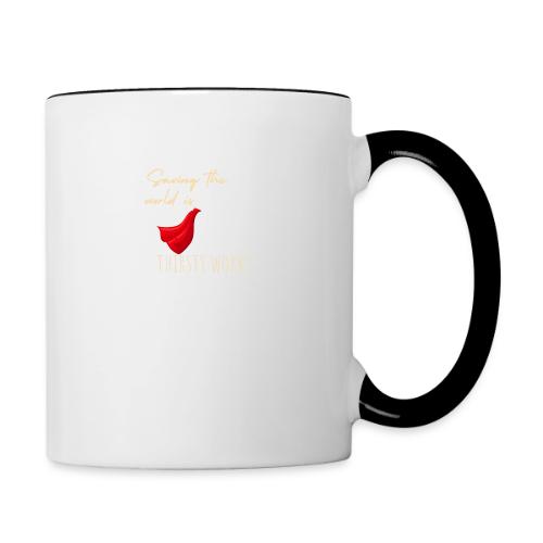 Thirsty Work Dark - Contrast Coffee Mug