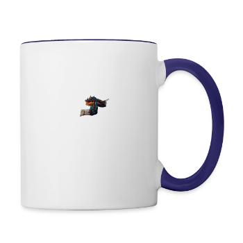 39 pr - Contrast Coffee Mug - white/cobalt blue - Right