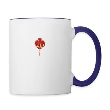69 - Contrast Coffee Mug - white/cobalt blue - Right