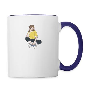 original - Contrast Coffee Mug - white/cobalt blue - Right