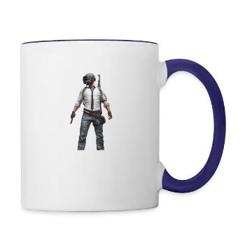 PUBG - Contrast Coffee Mug - white/cobalt blue - Right