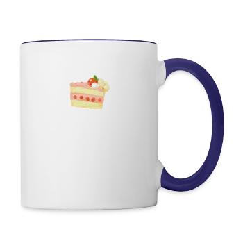 46 - Contrast Coffee Mug - white/cobalt blue - Right