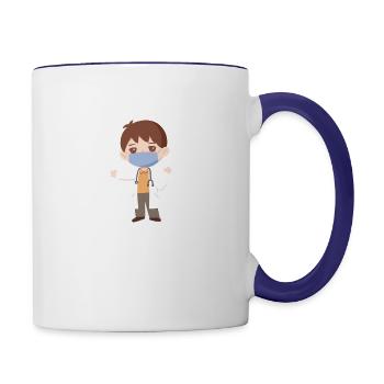 original - Contrast Coffee Mug - white/cobalt blue - Right
