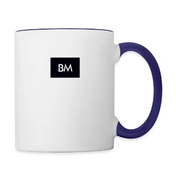 MONO - Contrast Coffee Mug - white/cobalt blue - Right