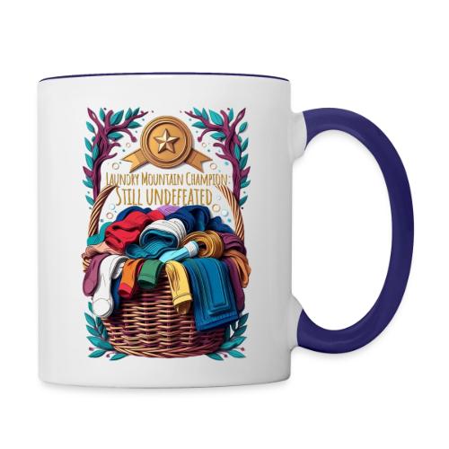 Laundry Mountain Champion Tee | Still Undefeated - Contrast Coffee Mug