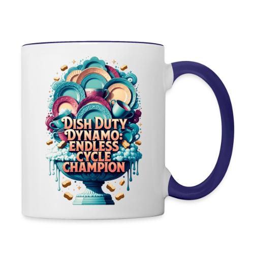 Dish Duty Dynamo T Shirt, Endless Cycle Champion - Contrast Coffee Mug