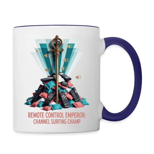 Remote Control Emperor T Shirt - Contrast Coffee Mug