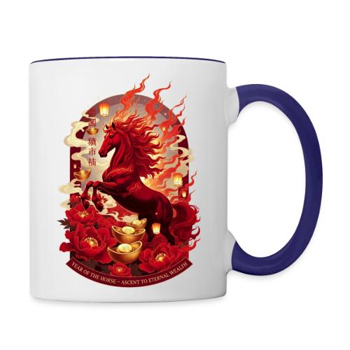 Year of the Horse Ascent T Shirt, Lunar New Year - Contrast Coffee Mug