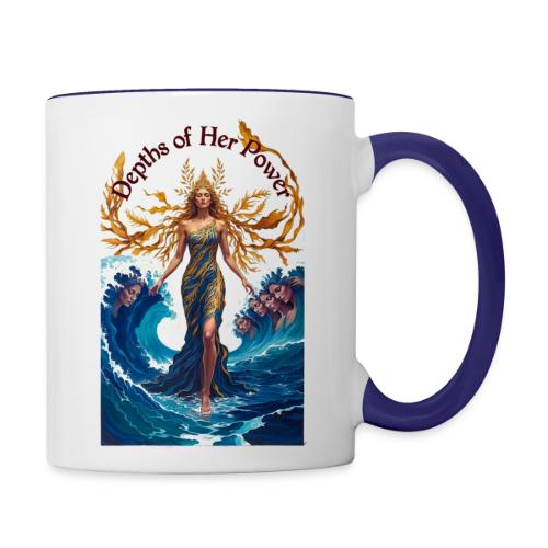 Women’s Day Tidal Sovereign T Shirt, Gift for Wife - Contrast Coffee Mug