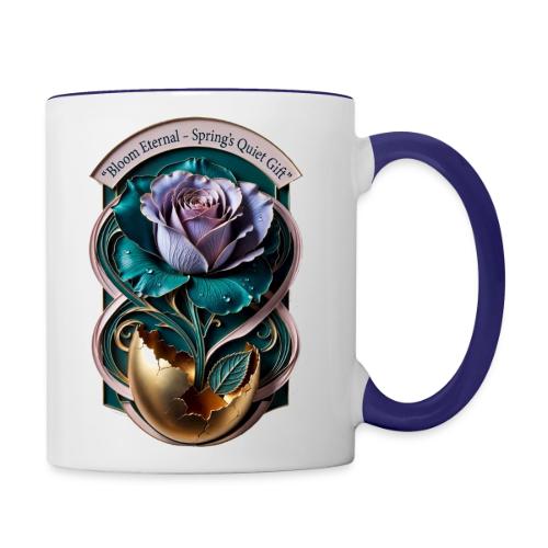 Easter Bloom Eternal Wild Rose T Shirt, Gift - Contrast Coffee Mug