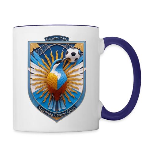 Argentina Hornero Soccer T Shirt, Football Gift - Contrast Coffee Mug