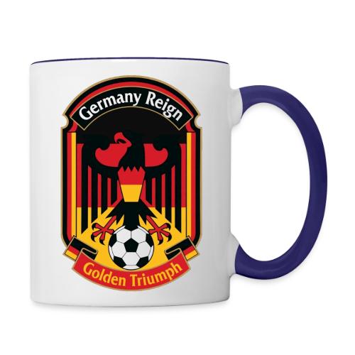 Germany Eagle Reign T-Shirt, German Flag Gift - Contrast Coffee Mug