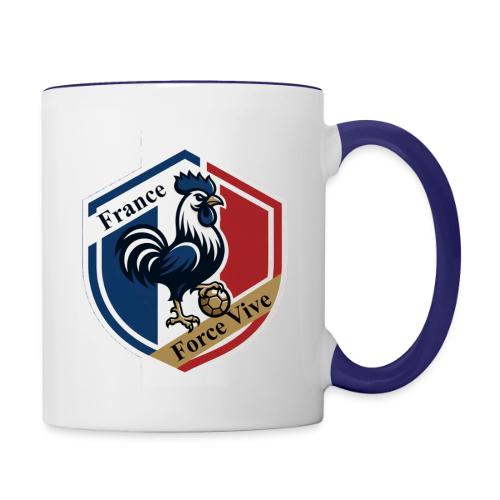 France Rooster T-Shirt, Bleu-Blanc-Rouge gift - Contrast Coffee Mug
