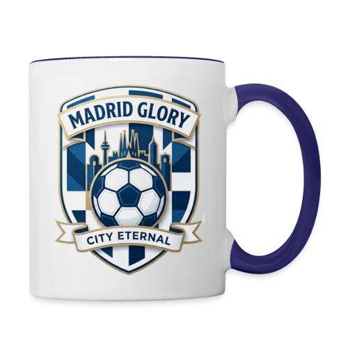 Madrid Skyline Glory T Shirt, Madrid Fan Gift - Contrast Coffee Mug