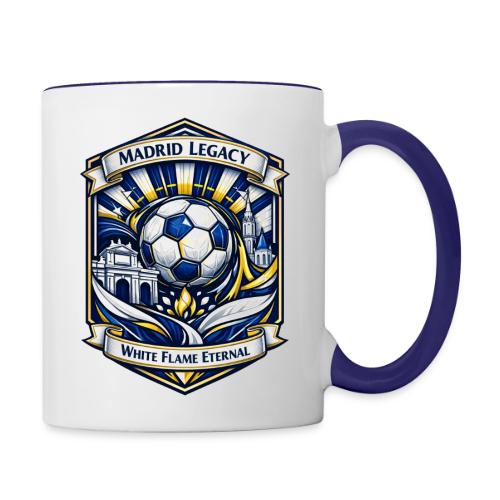 Madrid White Legacy T Shirt, Madrid Fan Gift - Contrast Coffee Mug