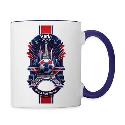 Paris Tower Legacy T Shirt, Soccer City Pride Gift - Contrast Coffee Mug