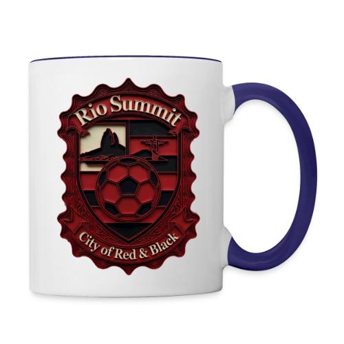 Flamengo Scarlet Summit T-Shirt, Football Gift - Contrast Coffee Mug