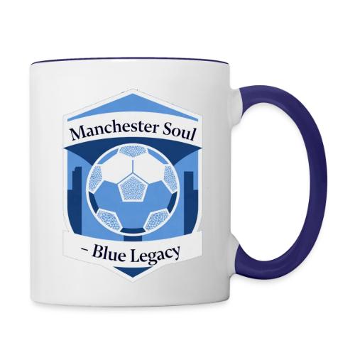 Manchester Soul Soccer City Emblem T Shirt, Gift - Contrast Coffee Mug