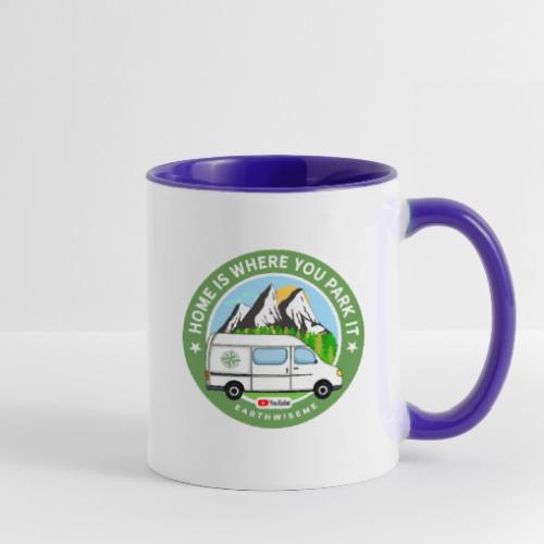 Van Home Travel / Home is where you park it / Van - Contrast Coffee Mug