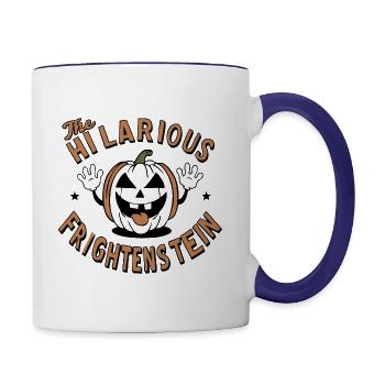 The Hilarious House of Frightenstein - Contrast Coffee Mug - white/cobalt blue - Right