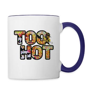 SHOP COLLECTIONS2 - Contrast Coffee Mug - white/cobalt blue - Right