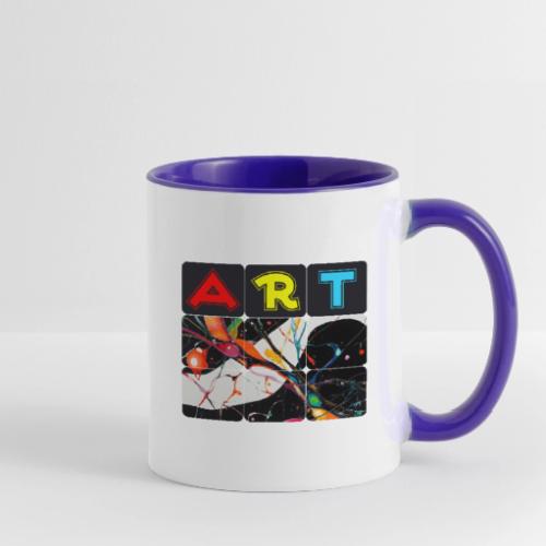 Art in Motion: Color Unleashed - Contrast Coffee Mug