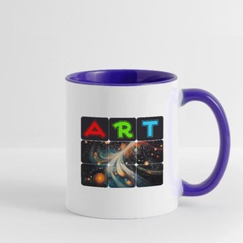Swirls of Colorful Art - Contrast Coffee Mug
