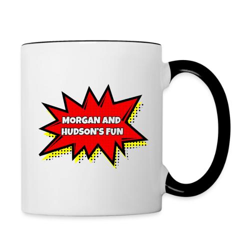 Comic Design Morgan And Hudson Fun - Contrast Coffee Mug