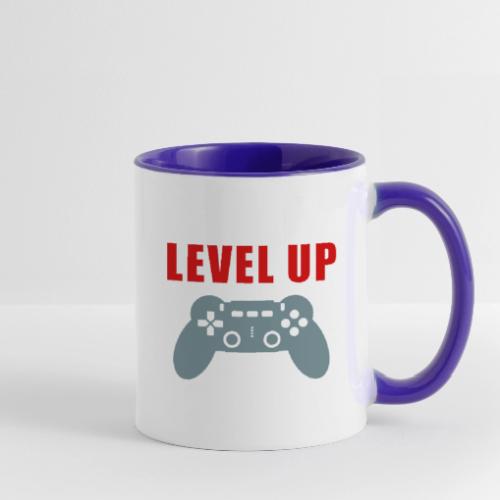Level Up Gamer Controller Apparel - Contrast Coffee Mug