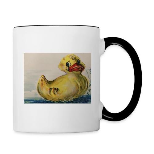 duck tears - Contrast Coffee Mug