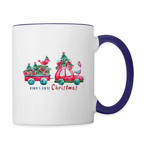 Baby's first Christmas - Contrast Coffee Mug