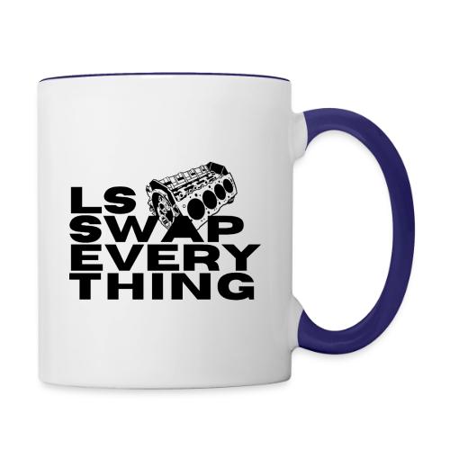 LS Swap Everything (Front & Back) - Contrast Coffee Mug