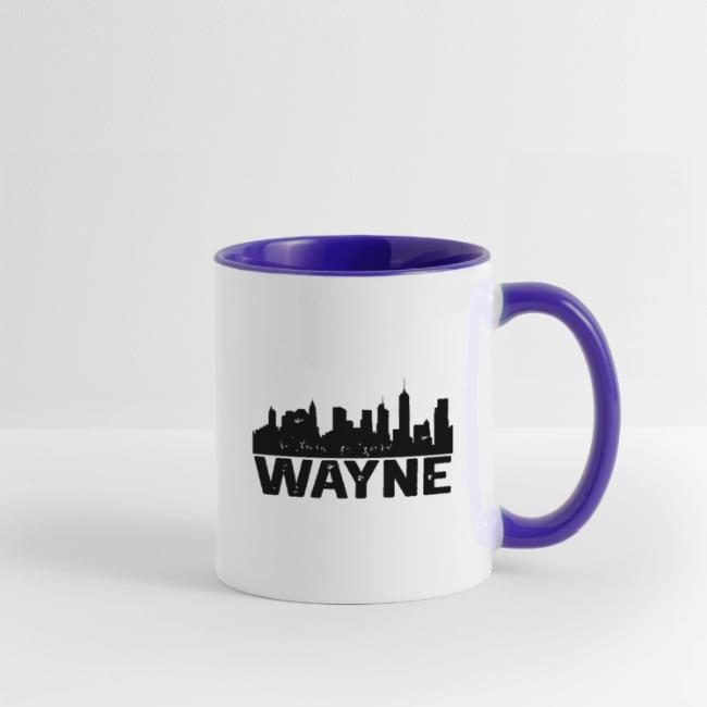 Wayne Skyline Black Wayne Michigan MI City Design