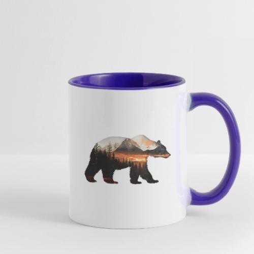 Canada Bear: fiery tones - Contrast Coffee Mug