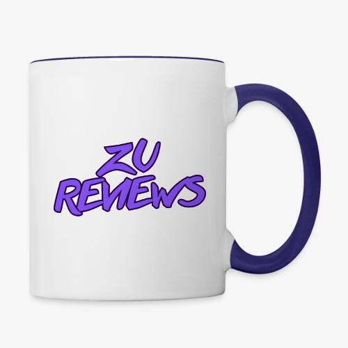 Zu Reviews Logo - Contrast Coffee Mug