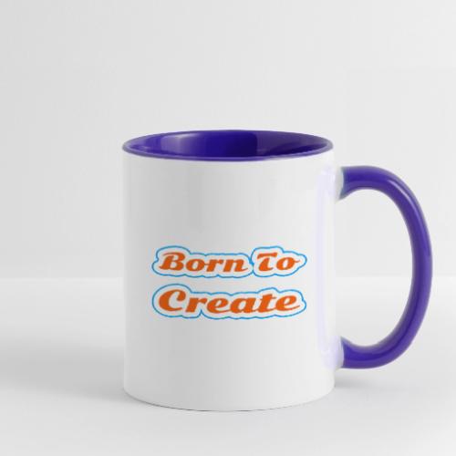 Born to Create — Creative Soul Script - Contrast Coffee Mug